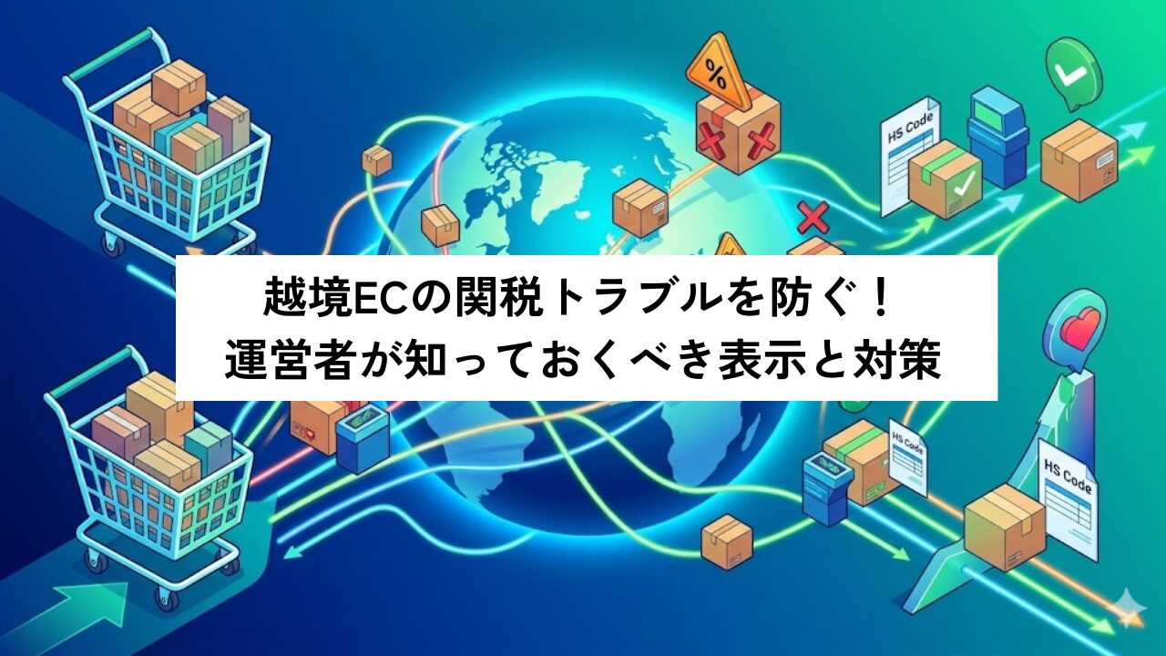 越境ECの関税トラブルを防ぐ！運営者が知っておくべき表示と対策