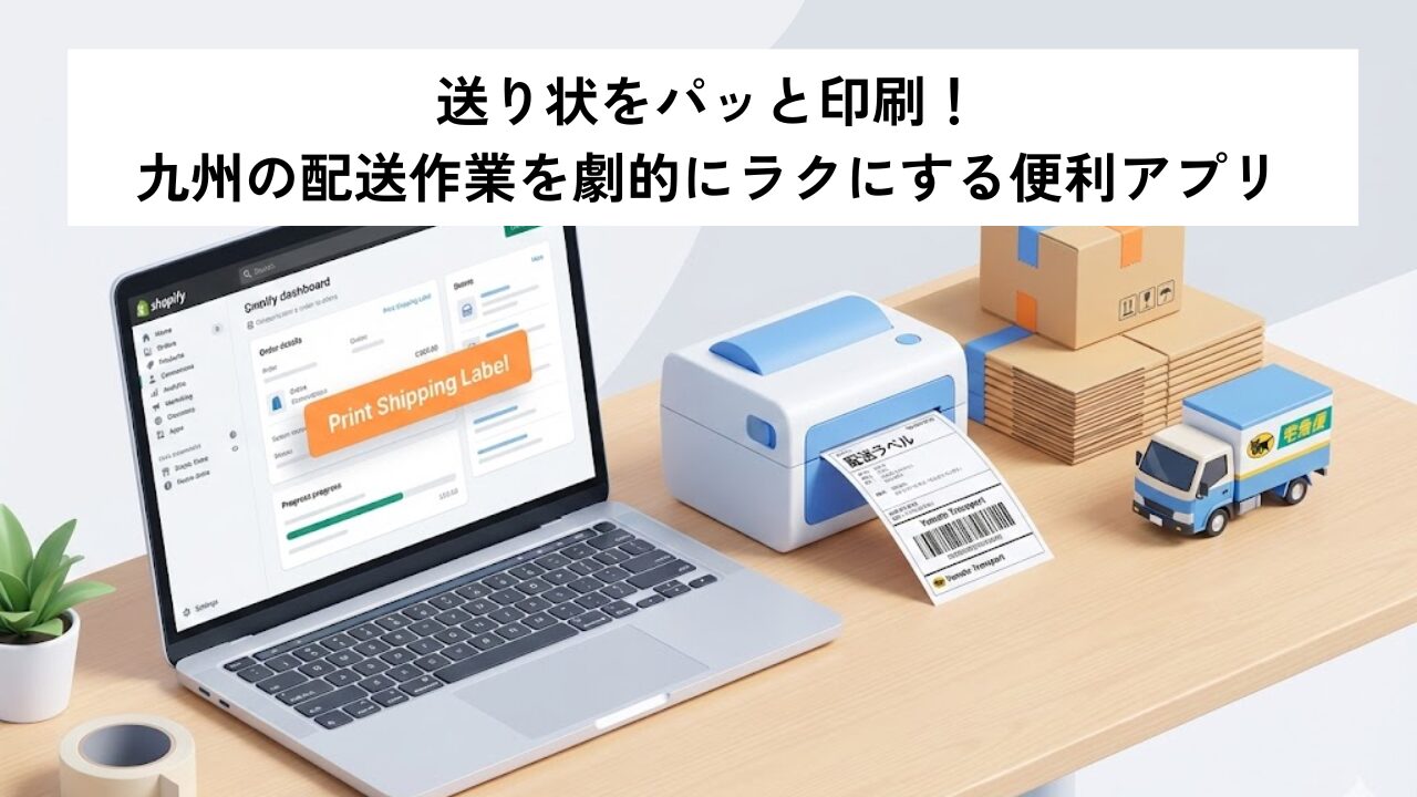 送り状をパッと印刷！九州の配送作業を劇的にラクにする便利アプリ