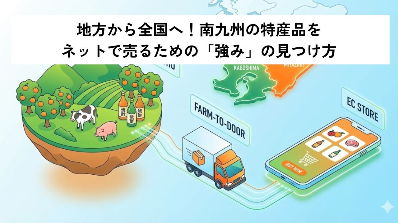 地方から全国へ！南九州の特産品をネットで売るための「強み」の見つけ方