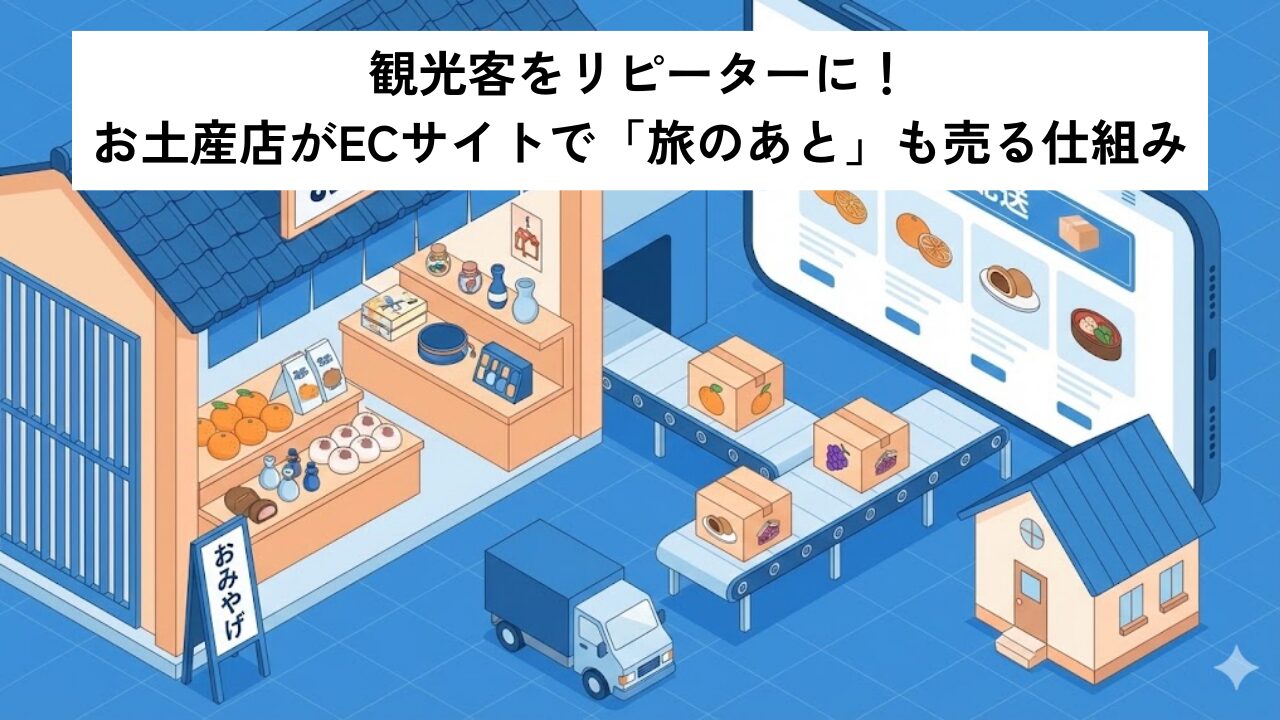 観光客をリピーターに！お土産店がECサイトで「旅のあと」も売る仕組み