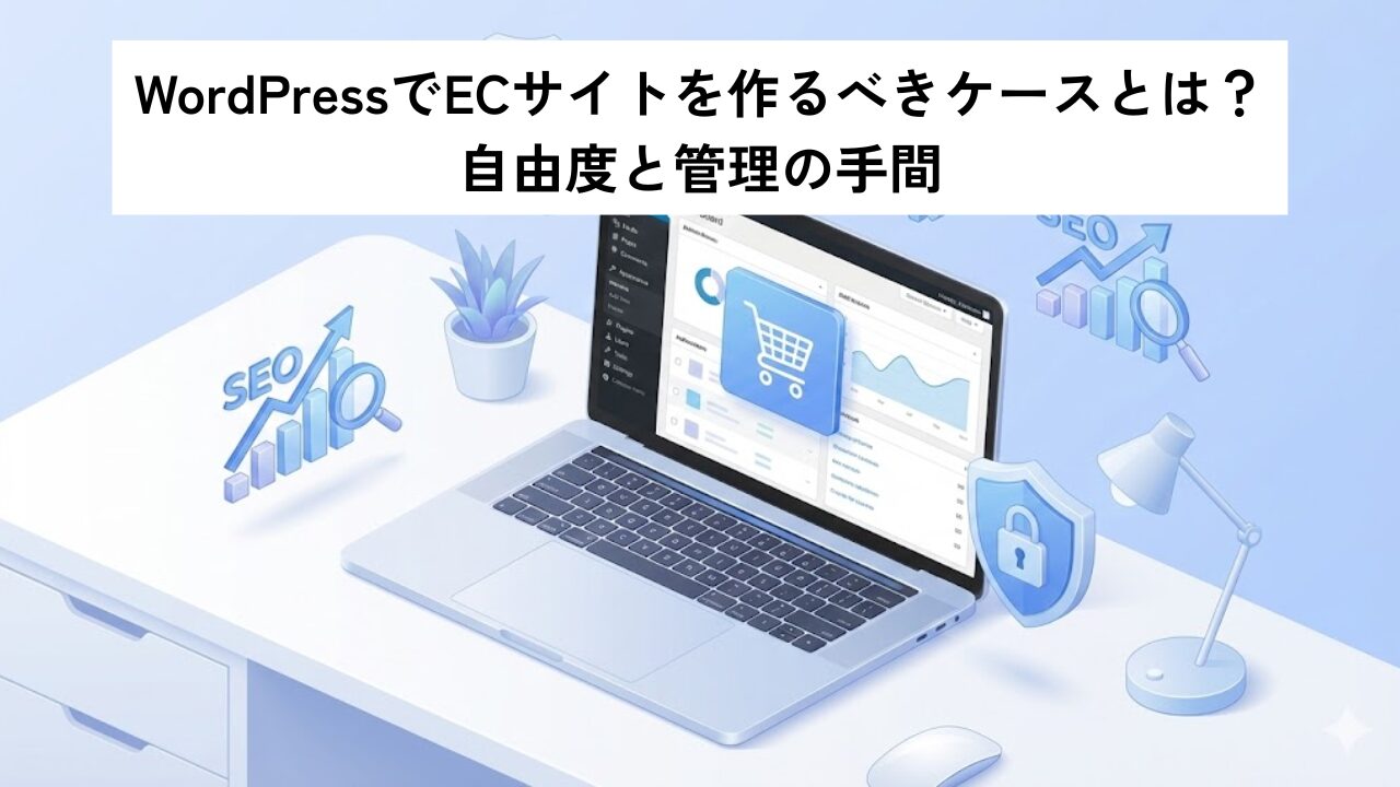 WordPressでECサイトを作るべきケースとは？自由度と管理の手間