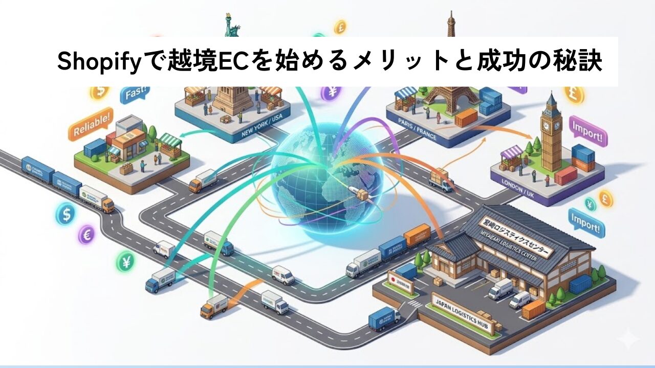 Shopifyで越境ECを始めるメリットと成功の秘訣