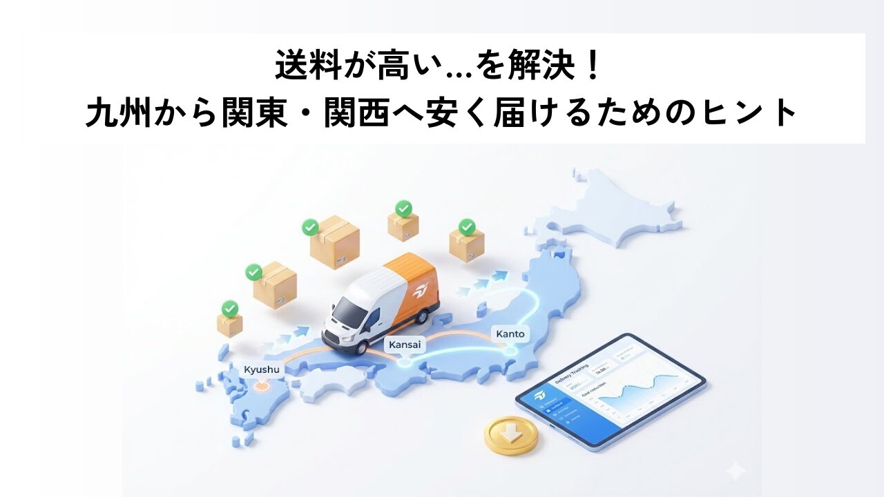 送料が高い…を解決！九州から関東・関西へ安く届けるためのヒント